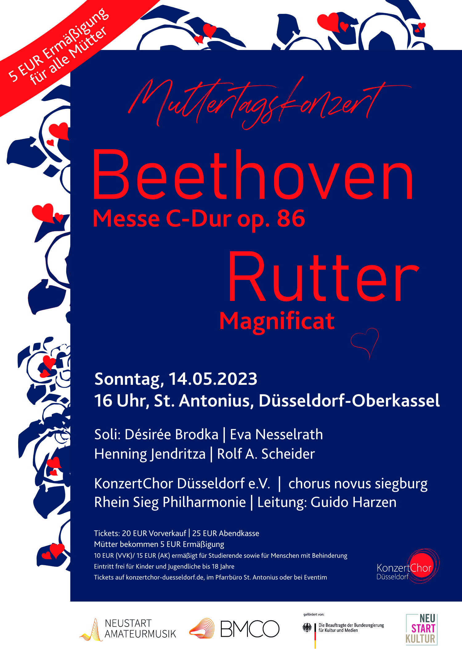Beethoven Rutter am Muttertag 2023 